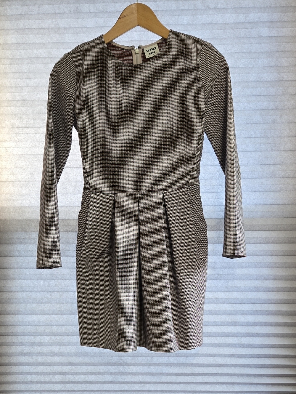 Sunday Best Multi-Color Houndstooth Dress